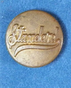 Bb Standard Antique Brass OVERALL BUTTON Wobble shank - Picture 1 of 2