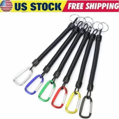 Выдвижные плоскогубцы с полным удлинением веревка спиральный пружинный рыболовный ремень инструмент для кемпинга - Изображение 1 из 4