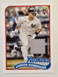 JASSON DOMINGUEZ 2024 Topps Update 1989 TOPPS RELIC 89RU-JD Yankees - Bild 1 von 1