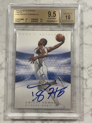 2004-05 SP подлинный Дуайт Ховард дебютант RC ограниченного авто /100 BGS 9,5 10 HOF25 - Изображение 1 из 3