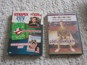 Lot 4 Bill Murray DVDs Lost In Translation Groundhog Day  Ghostbusters  Stripes - Picture 1 of 1