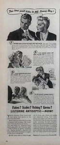 Anuncio impreso vintage farmacéutico Listerine Antiséptico Lambert 1944 - Imagen 1 de 1