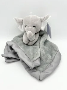 Carter's Grey Elephant Plush Security Blanket Lovey NEW WITH TAGS - Picture 1 of 9