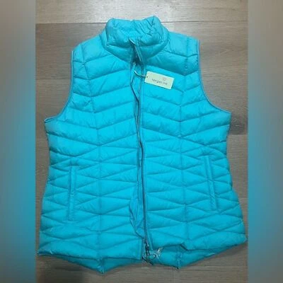 Down vest mint green medium - Image 1 of 4