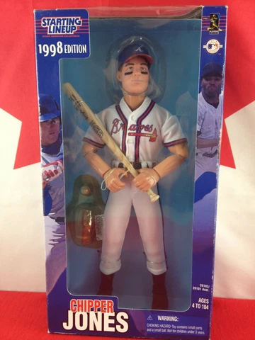 Kenner 1998 MLB Starting Line Up Chipper Jones Baseball Figure Cover