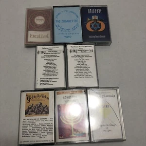 Lot of 8 Audio Cassettes Jewish Hebrew Hanukkah & More Music Vintage  - Imagen 1 de 8