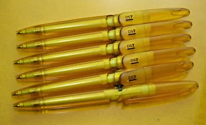 6 Prodir Kugelschreiber 6 Stk Neu DS7 gelb transparent hochwertig Swiss made Pen - Bild 1 von 3