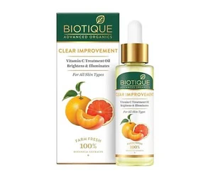 @Biotique Clear Improvement Vitamin C Treatment Oil 30ml s230 - Picture 1 of 5