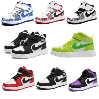 KIDS TRAINERS BOYS GIRLS RUNNING CHILDREN SPORTS SHOES GYM SCHOOL SNEAKERS SIZE - Image 1 of 4