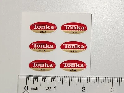 Pegatina con el logotipo de Mini Tonka de 1970 a 1973 para camioneta Mini Tonka, Jeep, tamaño de 1 pulgada Foto 1 de 4
