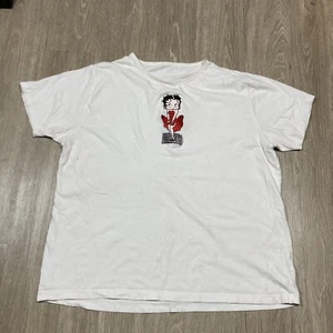 Betty Boop Shirt XL Women's 90s 00s Y2k Cartoon Promo Tee - Picture 1 of 11