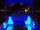 4x Blue LED Boat Light Black Waterproof Underwater For KAWASAKI STX-15F