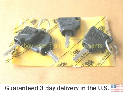 Retroexcavadora JCB - LLAVE DE ENCENDIDO JCB ORIGINAL 4 PIEZAS. (Nº DE PIEZA 701/45501 331/26790) Foto 1 de 4