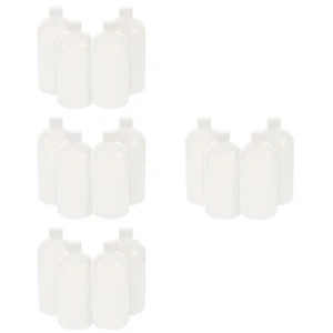4 Count Plastic Bottle with Lid Storage Bottles for Liquid Water - Picture 1 of 12