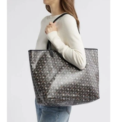 Bolso de Mano Sam Edelman Mediano Monograma y Bolsa Desmontable Negro Nuevo con Etiquetas Foto 1 de 4