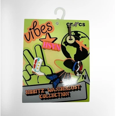 Crocs Jibbitz Wanderlust Colección Dijes Nashville Vibes Botas de Vaquero Foto 1 de 3