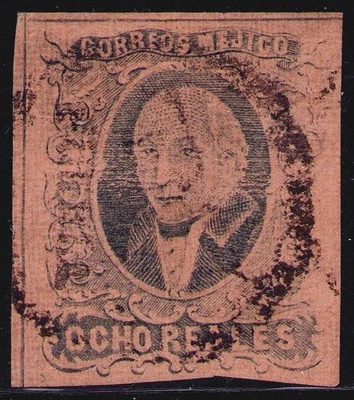 Fk01 #11 8R Puebla Talla 1153A Marco Líneas Pos 1, EF para Emisión est $250-350 Belleza Foto 1 de 2