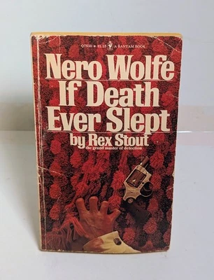 Nero Wolfe: If Death Ever Slept (1975, Paperback) by Rex Stout Vintage Mystery  - Image 1 of 4