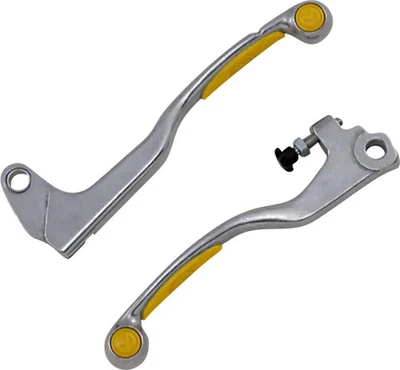 Juego de perchas de palanca de freno de embrague Hydr Comp amarillo musgo para Suzuki DR250R 82-00 Foto 1 de 4