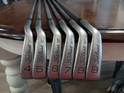 Titleist DCI Black iron set 4-9 RH Steel shaft true temper - Image 1 of 4