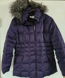 Stylish purple puffer jacket by Calvin Klein sz Medium. - Picture 1 of 6