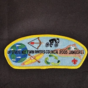 Parche del Jamboree Nacional Twin Rivers Council Albany NY 2005 JSP BSA Frontera Amarilla - Imagen 1 de 5