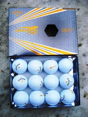- CallawayWARBIRD - Neuwertig gebr. Golfbälle  original Verpack.- 12 ST. - Bild 1 von 4