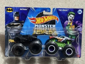 Hot Wheels DC Comics Monster Trucks Batman and Joker New Sealed - Picture 1 of 3