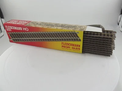 60) Fleischmann 10 Pieces 6101 - 200 mm - UNUSED - Original Packaging! - Image 1 of 4