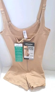 Leonisa Mujer Firme Body Modelador Compresión Botín Levantador Pequeño Boyshort Beige - Imagen 1 de 3