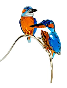 Swarovski Kristall Kingfishers, blau türkis große Figur Neu im Karton! - Bild 1 von 10