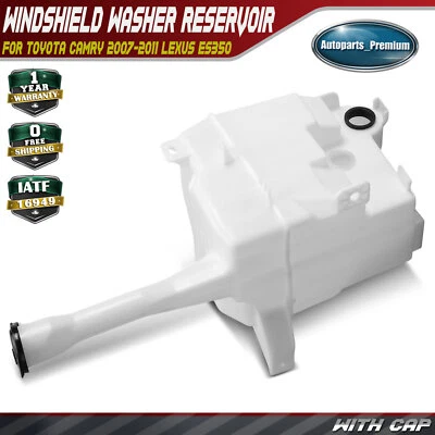 Washer Reservoir Tank w/ Cap for Toyota Camry 2007-2011 Lexus ES350 2007-2012 - Image 1 of 4