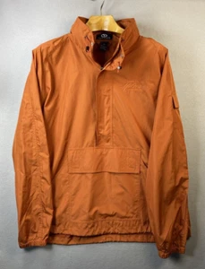 Vantage Nylon Anorak Jacket Mens XL 1/2 Zip Hoodie Windbreaker Vintage Hilton - Picture 1 of 15