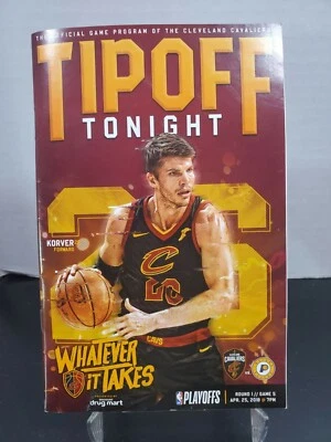 NBA Cleveland Cavaliers Gameday Program - April 25 2018 - Round 1 Game 5 Vs. Ind - Image 1 of 4