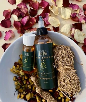 Ayurvedic Hair Growth Oil for Reduced  Hair Fall and Supports Hair Growth 100ml - Image 1 of 4