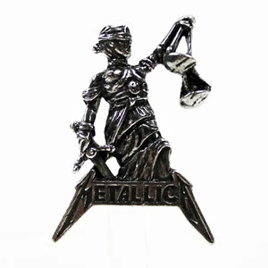 Pin de peltre Metallica Justice For All - Imagen 1 de 3