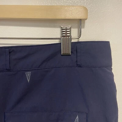 Pantalones Cortos Chinos Nike SB Azul Estampado Geométrico Frente Plano Para Hombres 36x9 Foto 1 de 4