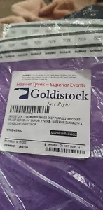 Goldistock 3/4" Tyvek Wristbands 2000 Count, Purple , Made In USA - Picture 1 of 1