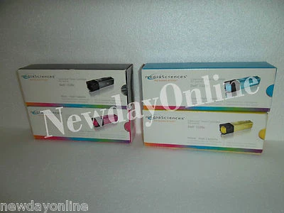 LOTE-4 Cartuchos de tóner Media Sciences Dell 1320c 1320 40066 40067 40068 40069 NUEVO Foto 1 de 4