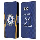 Chelsea Football Club 2021/22 Players Home Kit Leather Book Case Htc Phones 1