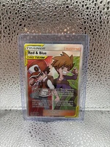 Red & Blue (Full Art) 234/236 Sm-Cosmic Eclipse Holo LP+ - Picture 1 of 2