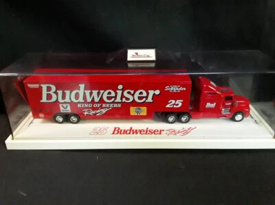 White Rose Ken Schrader #25 Budweiser King Transporter 1/64 Diecast W/Case - Image 1 of 3