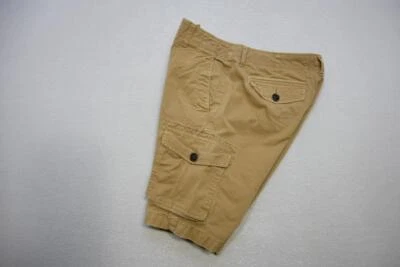 Lucky Brand Khaki Chino Cargo Shorts Flat Front Brown Casual Mens Size 30 - Image 1 of 4