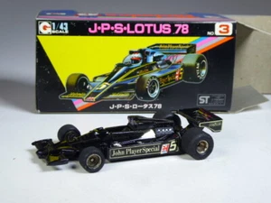 (YG-35) Technica 43 Japan Nr. 3 JPS Lotus 78 Rennwagen in 1:43 in OVP - Bild 1 von 2