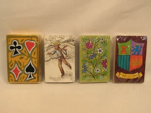 Four Vintage Decks Playing Cards Trump Stardust NEW FACTORY SEALED - Picture 1 of 5