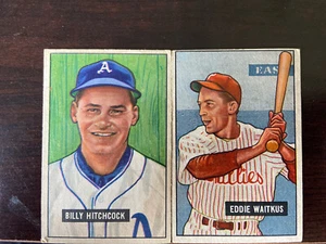 1951 bowman 4 raw cards - Picture 1 of 4