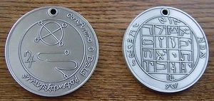 SILVER JOSEPH SMITH JUPITER TALISMAN MORMON VERY NICE! Magic 777 - Picture 1 of 1