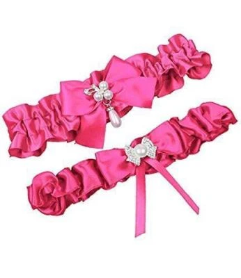 Floral Lace Garter Belt Elastic Bride Wedding Lace Suspender - Image 1 of 4