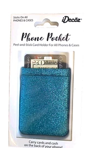 Bolsillo para teléfono celular iDecoz azul brillante - Imagen 1 de 3