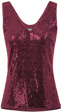 shimmer tank top